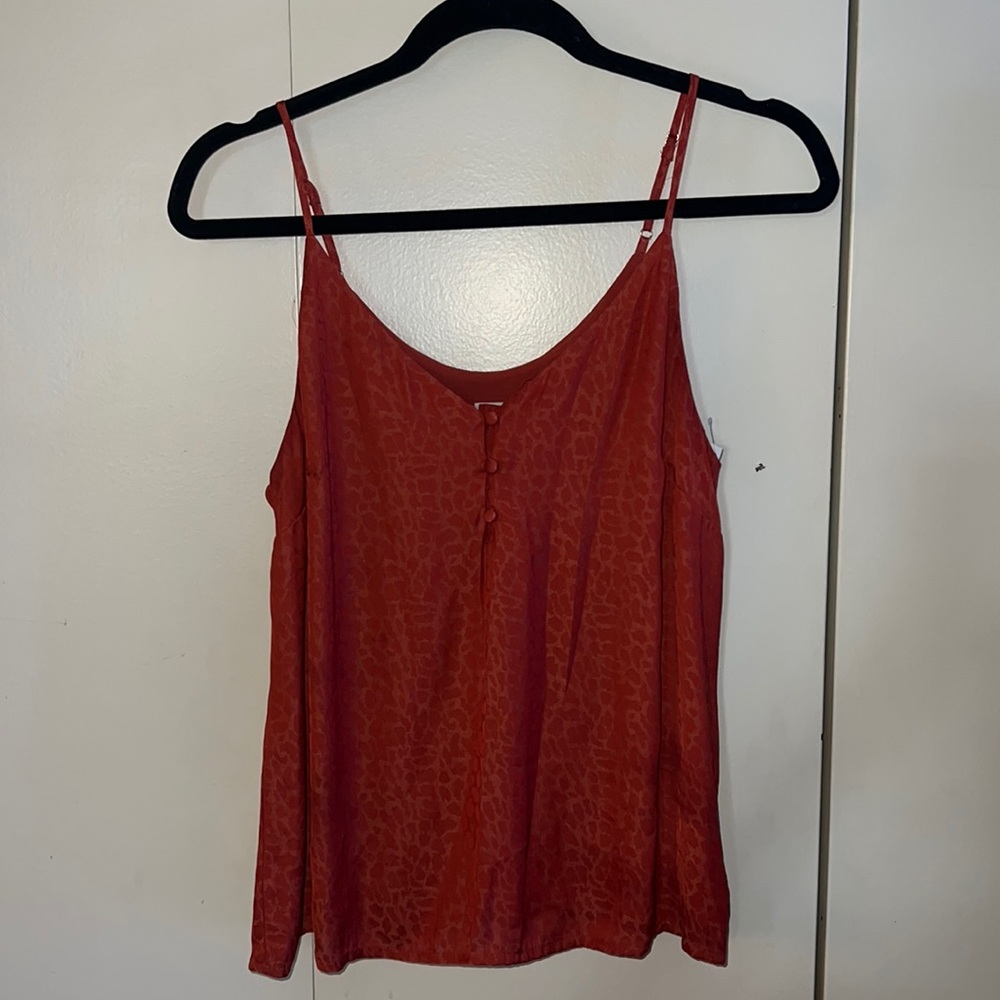 Burnt Orange Spaghetti Strap Top